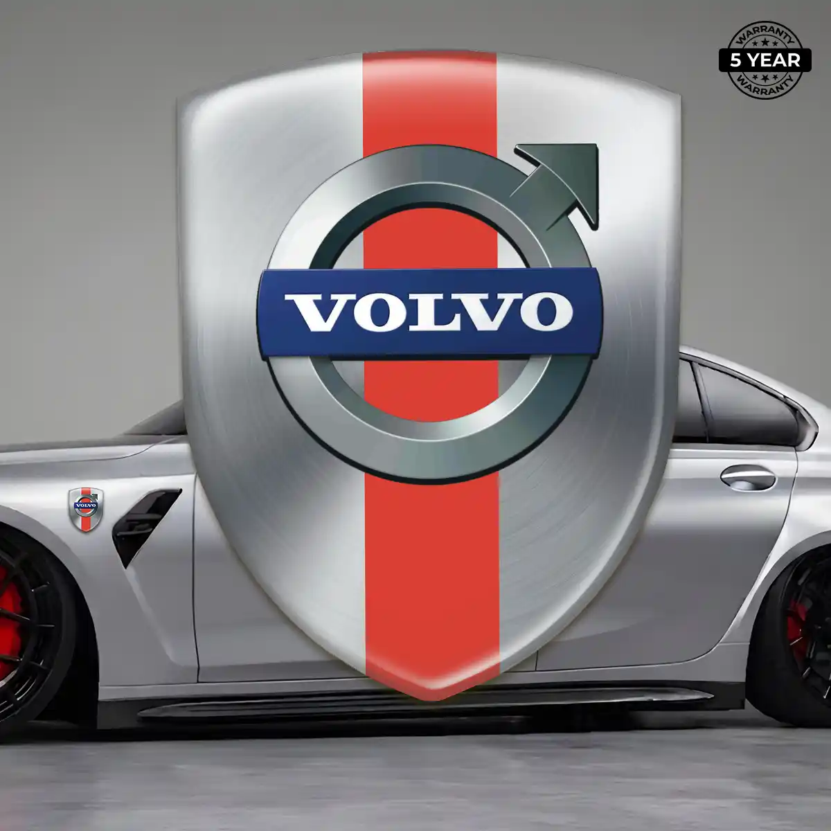 Volvo Automotive Resin Decal Sleek Style