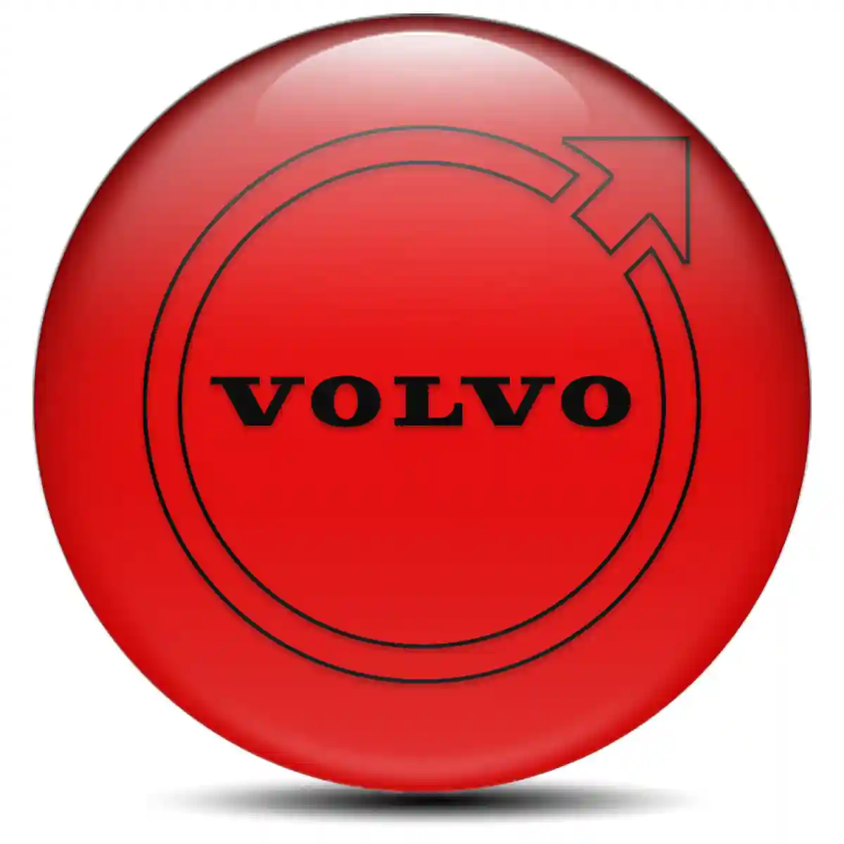 Volvo Badge Emblems Center Cap Elite Finish