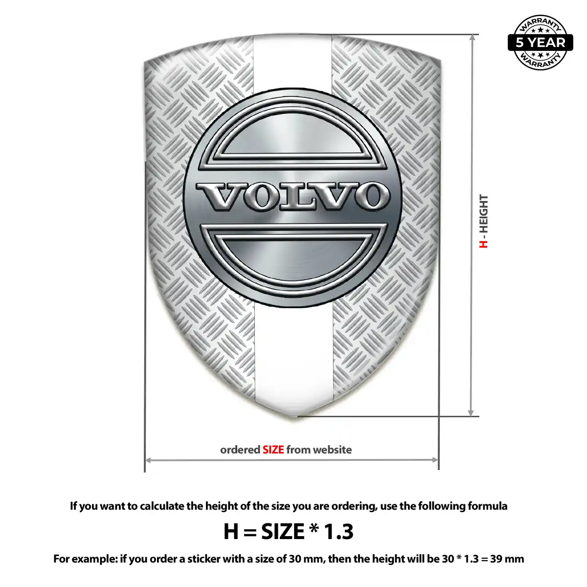 Volvo Badge Exterior Luxe