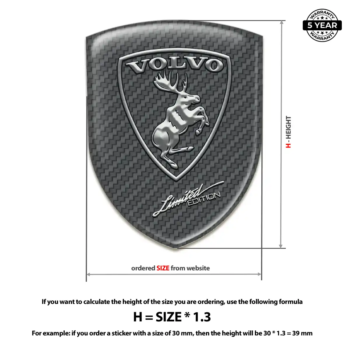 Volvo Badge Opulent Line