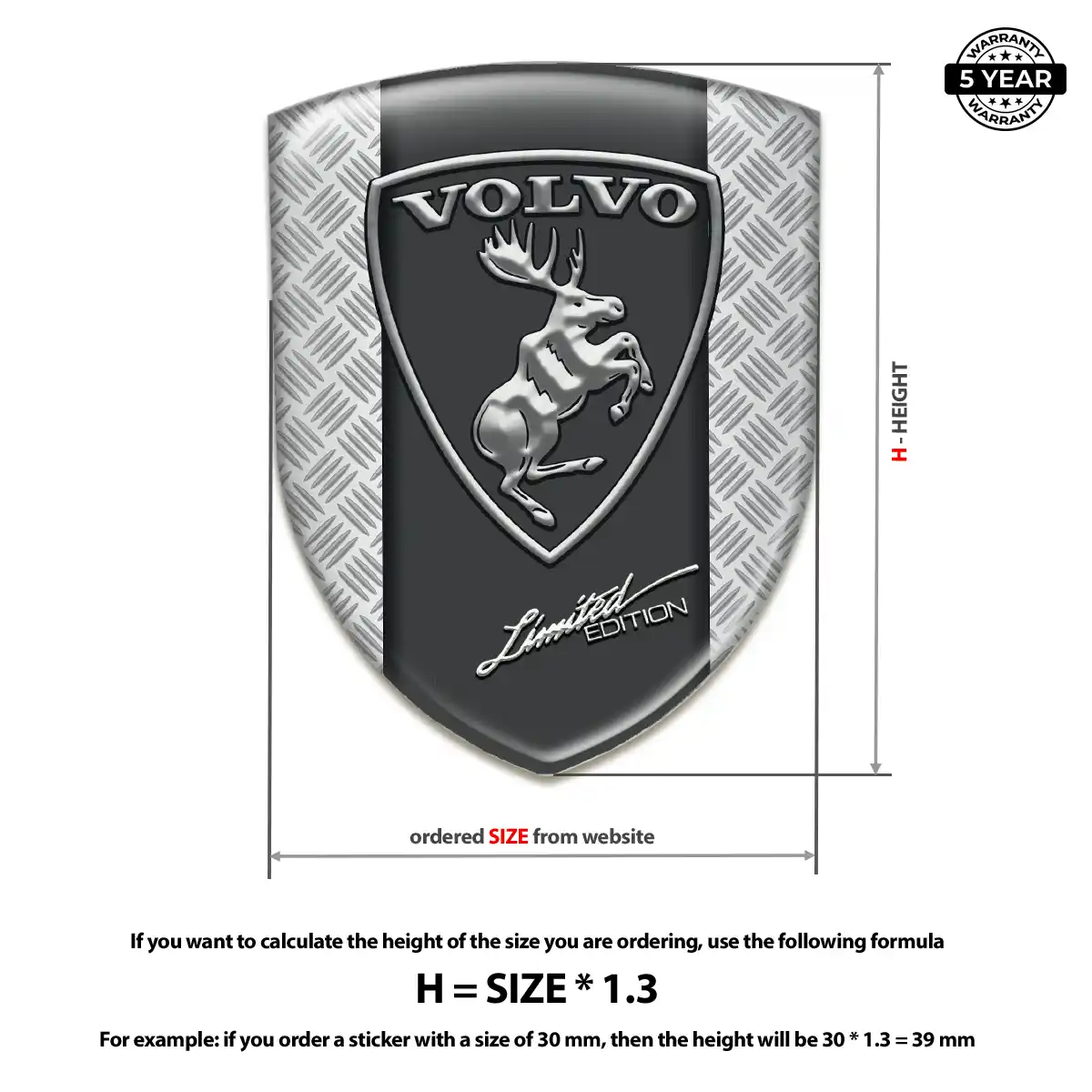 Volvo Badge Outer Style