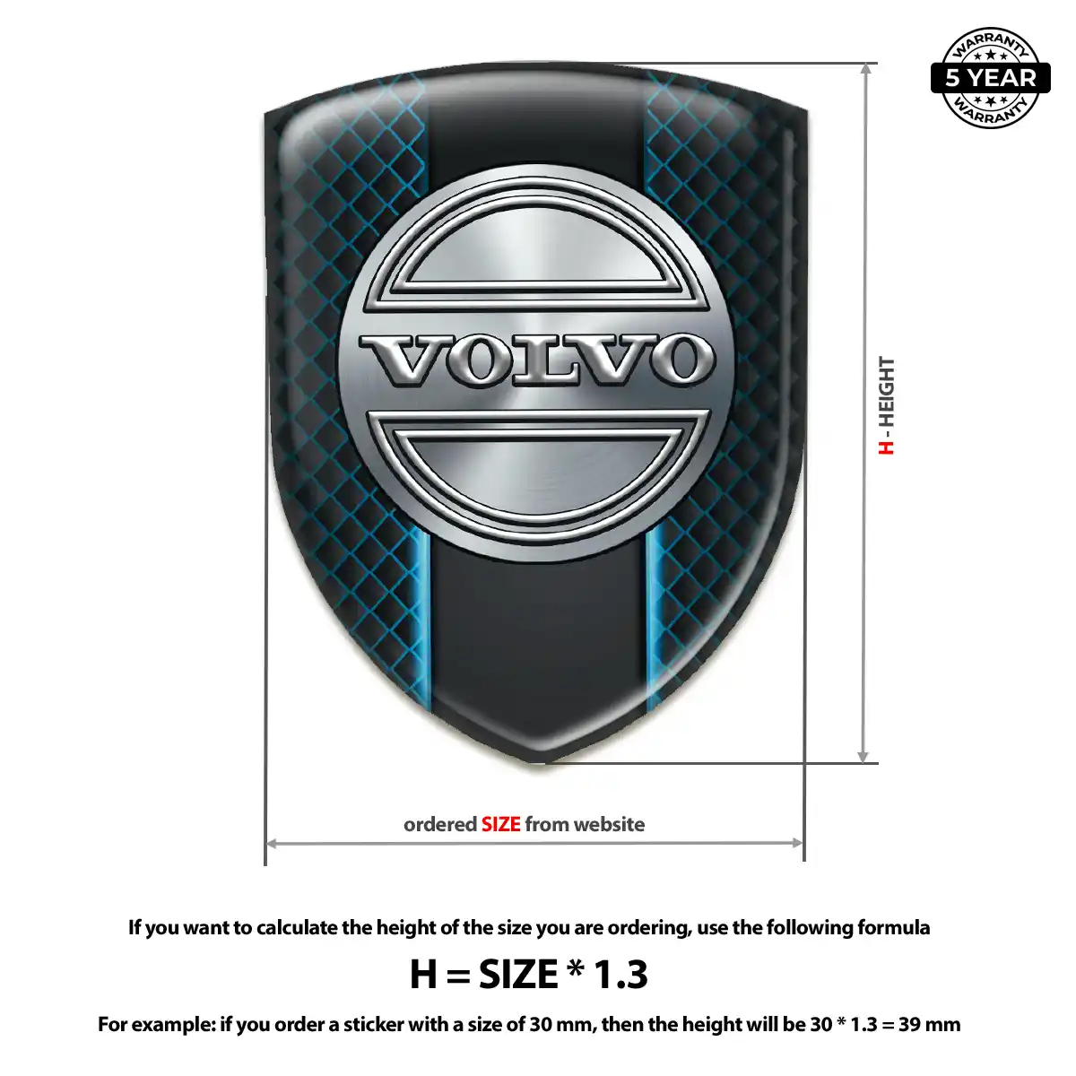 Volvo Badge Prestige Line