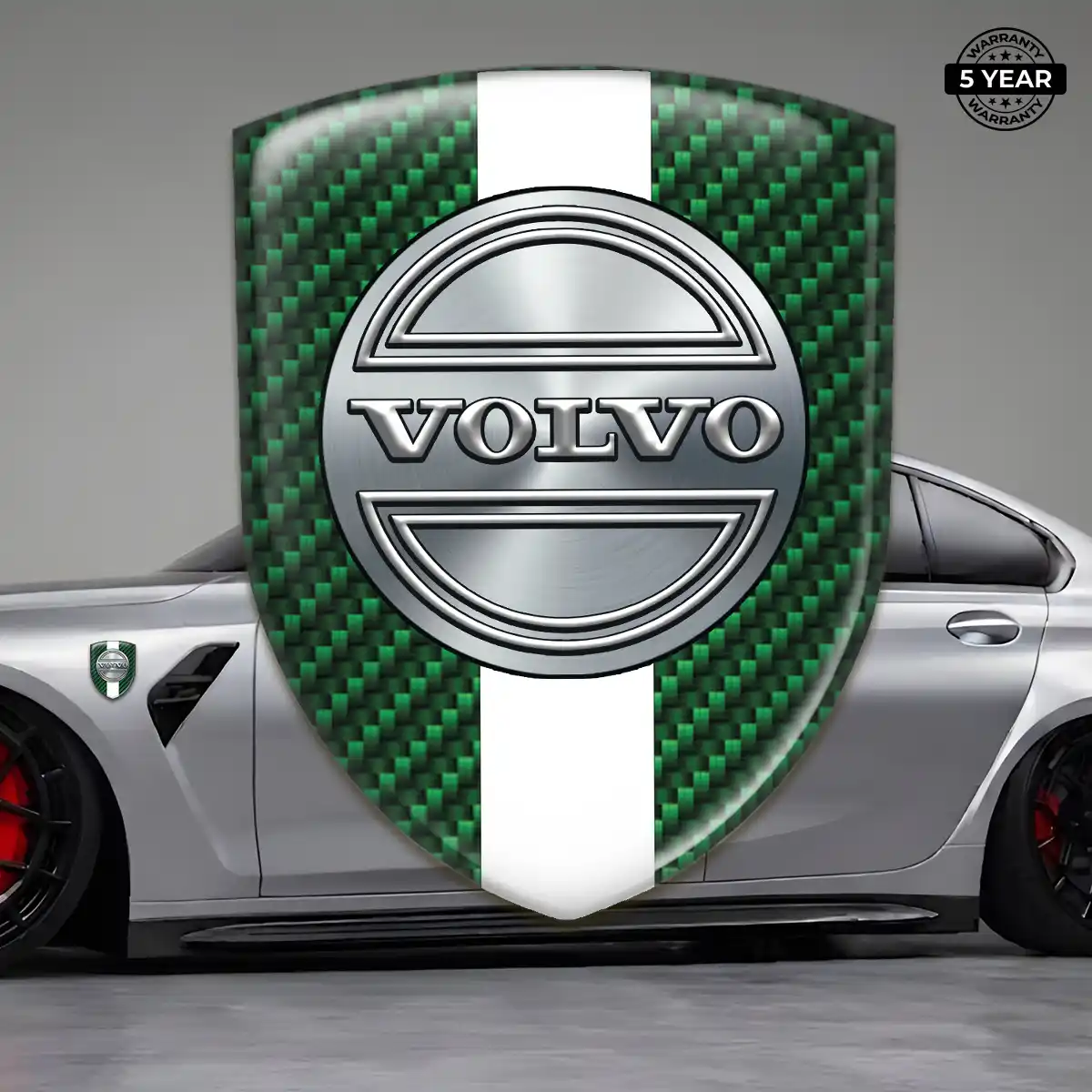Volvo Car Badge Sticker Cabin Style