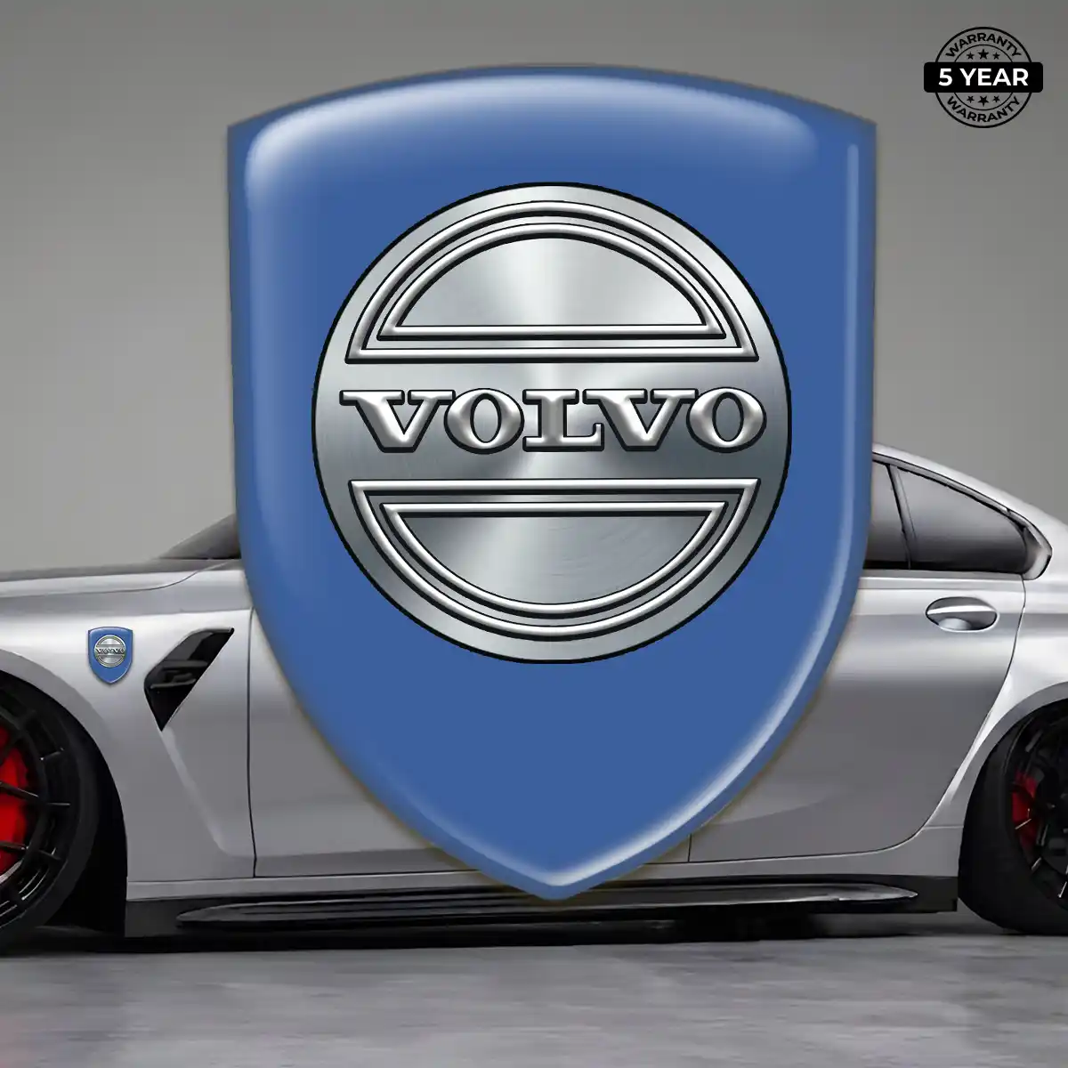Volvo Car Badge Sticker Deluxe Edition