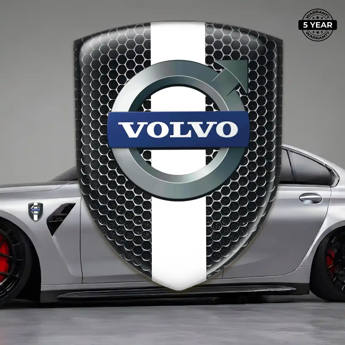 Volvo Car Badge Sticker Interior Elegance