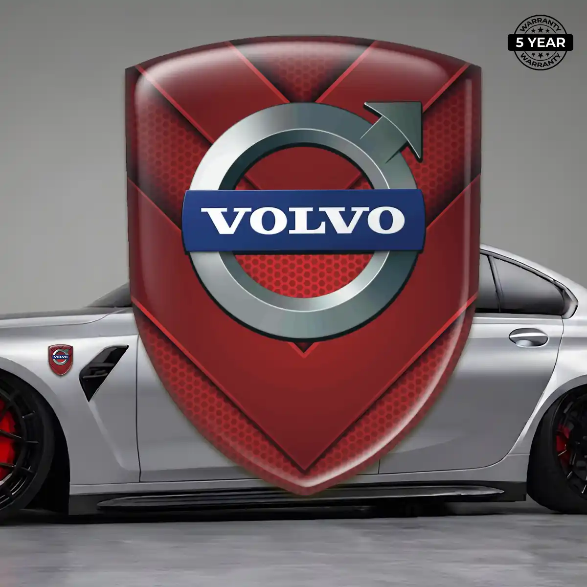 Volvo Car Badge Sticker Interior Luxe