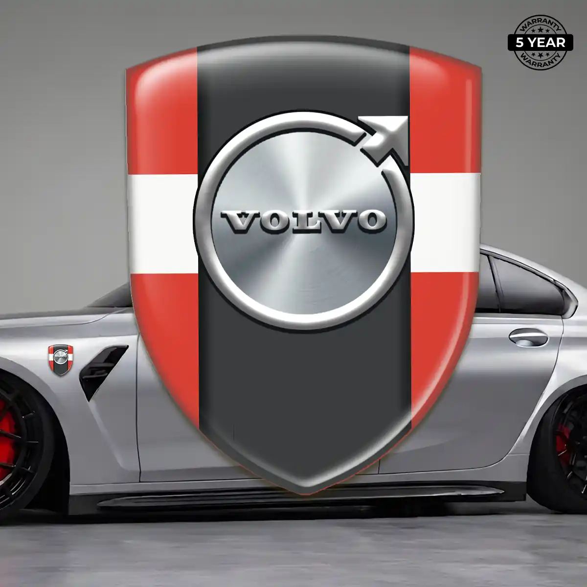 Volvo Car Badge Sticker Opulent Line