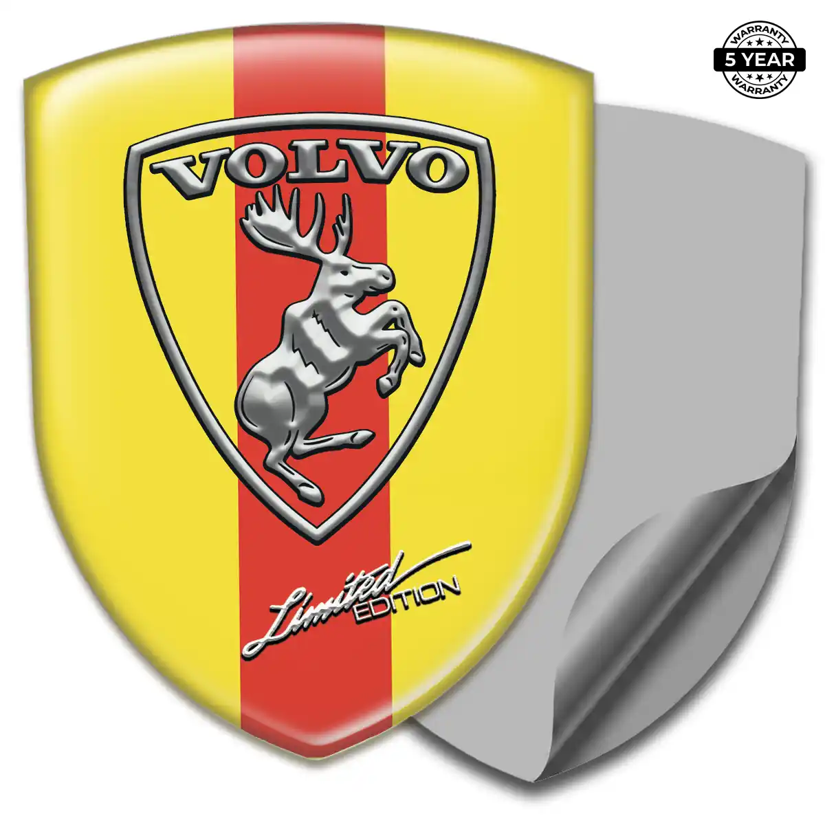 Volvo Car Badge Sticker Prestige Line