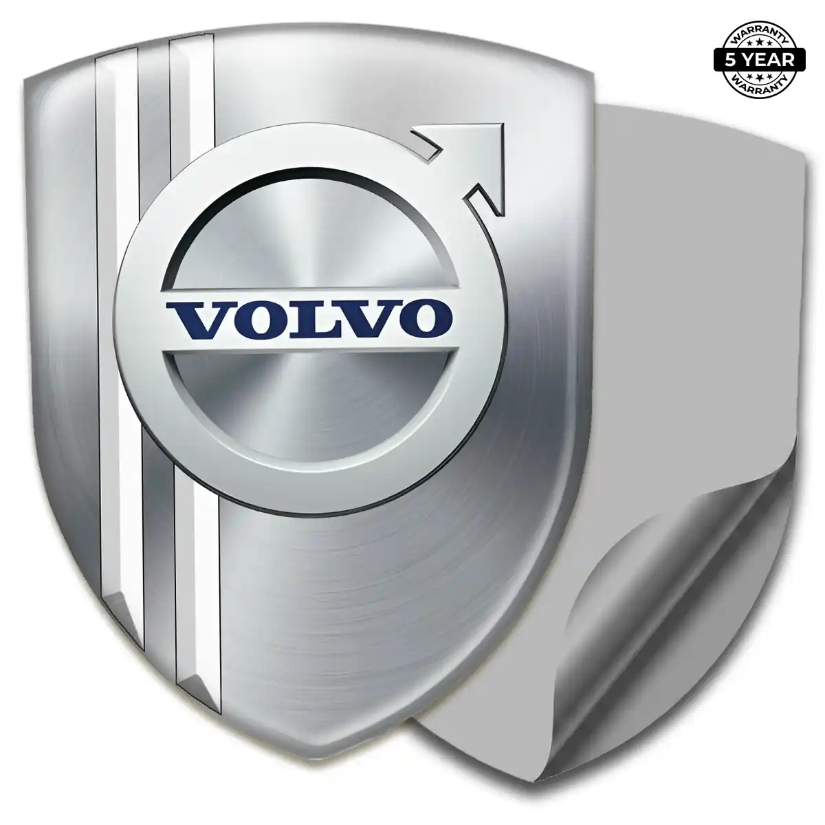Volvo Car Badge Sticker Refined Design