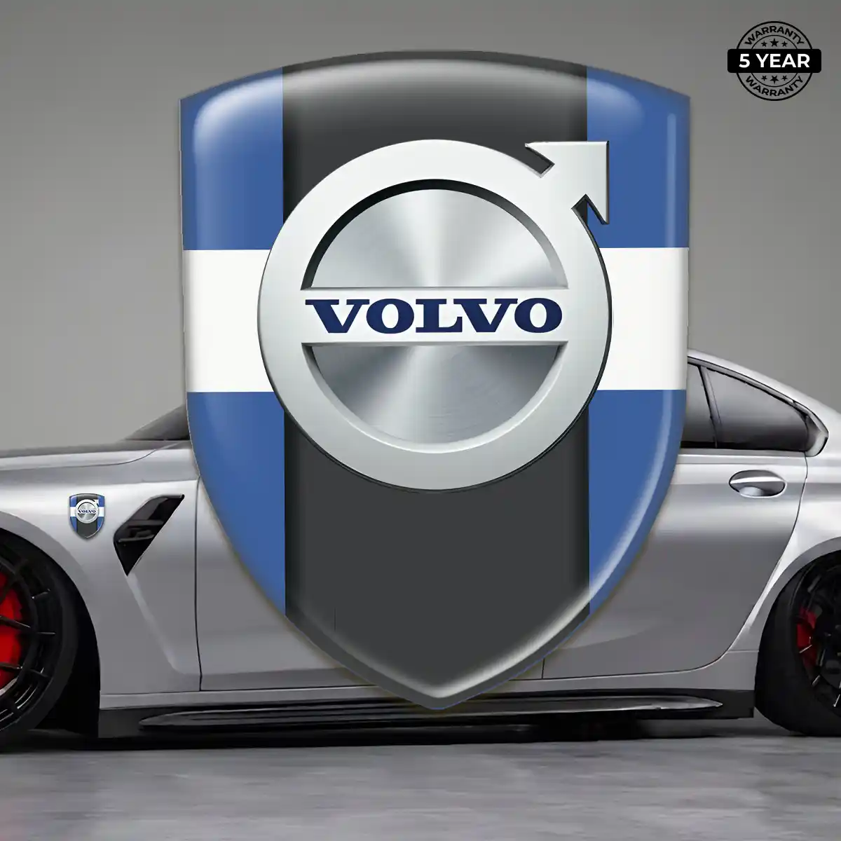 Volvo Car Badge Sticker Resin Elite
