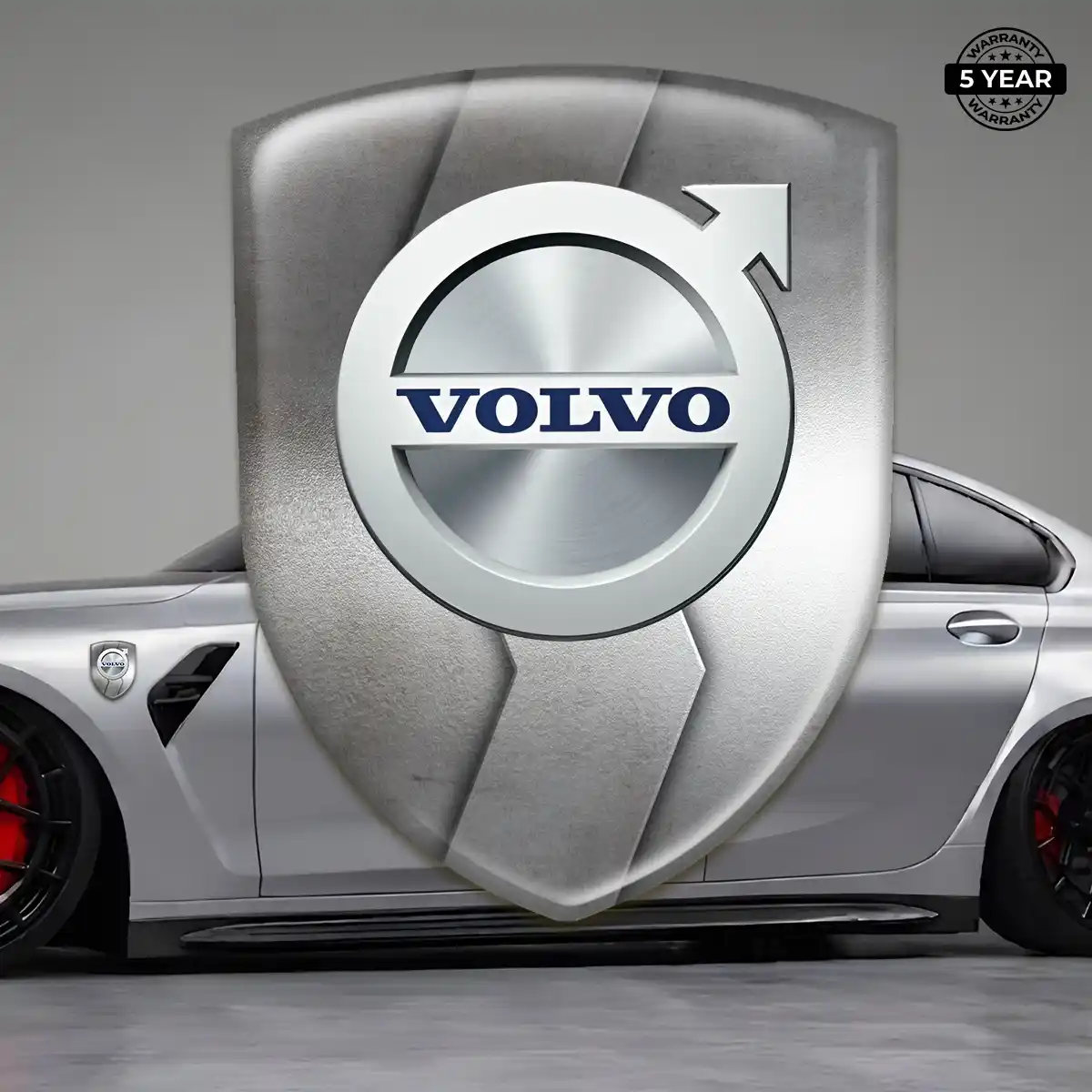 Volvo Car Badge Sticker Signature Grade