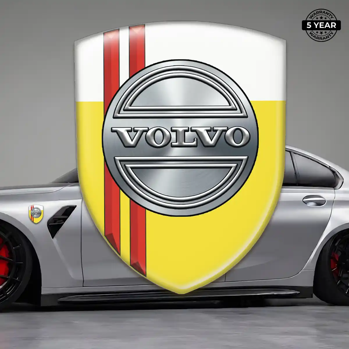 Volvo Car Badge Sticker Sleek Style