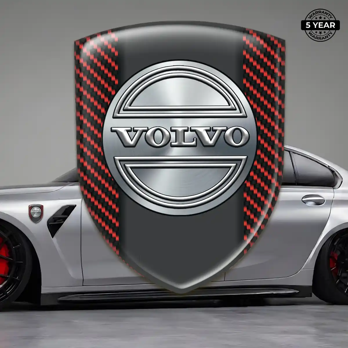 Volvo Car Emblem Decal Deluxe Edition
