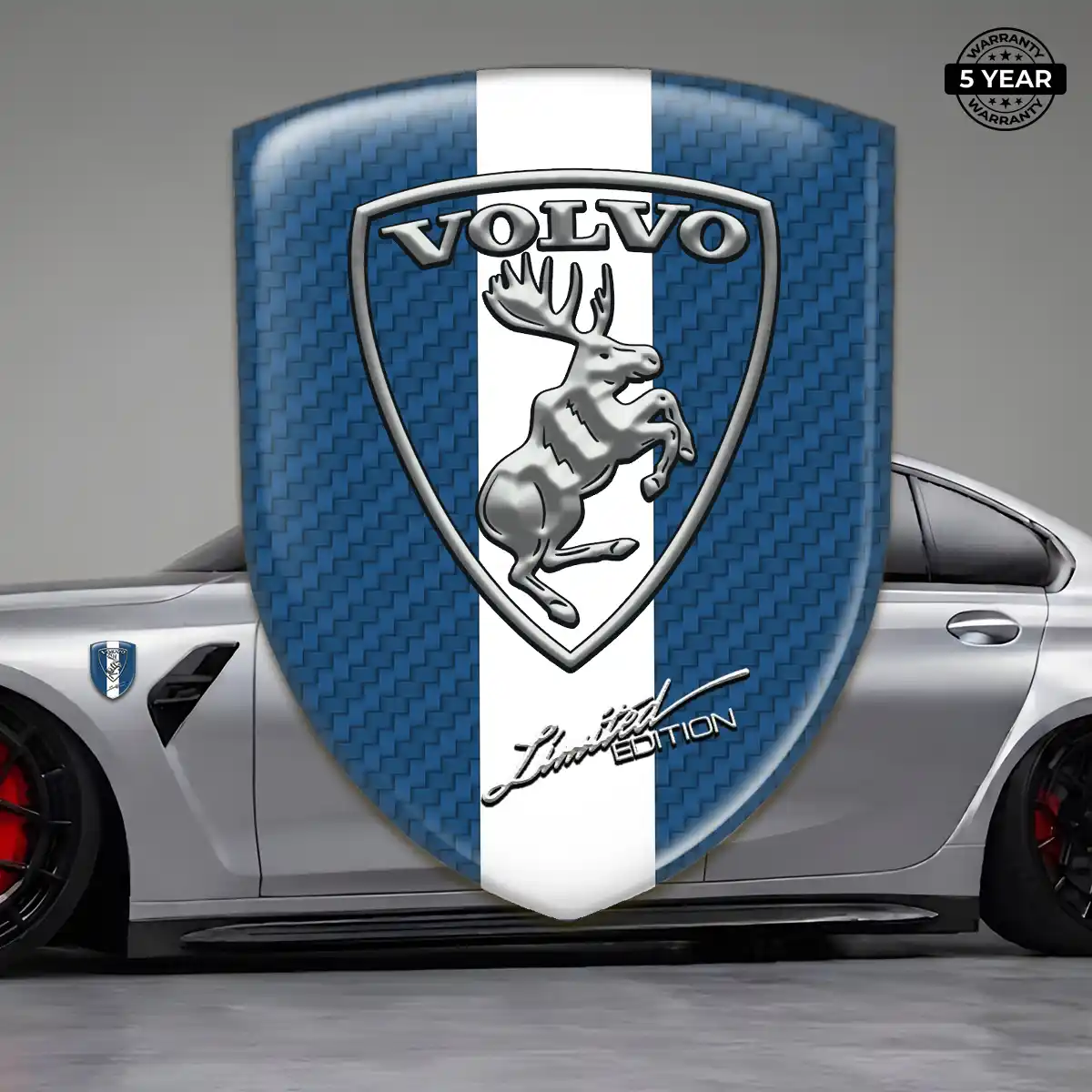 Volvo Car Emblem Decal Interior Elegance