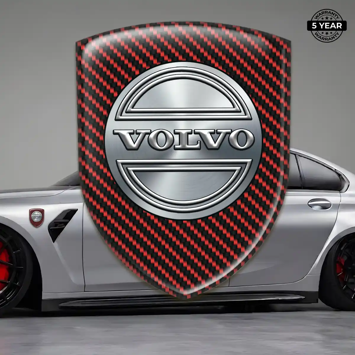 Volvo Car Emblem Decal Interior Luxe