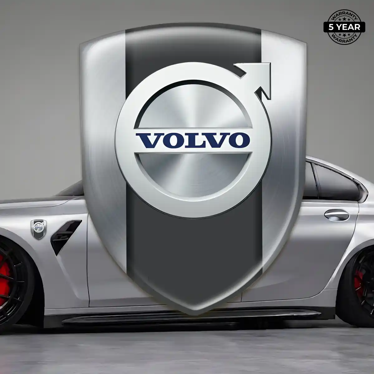 Volvo Car Emblem Decal Noble Edition