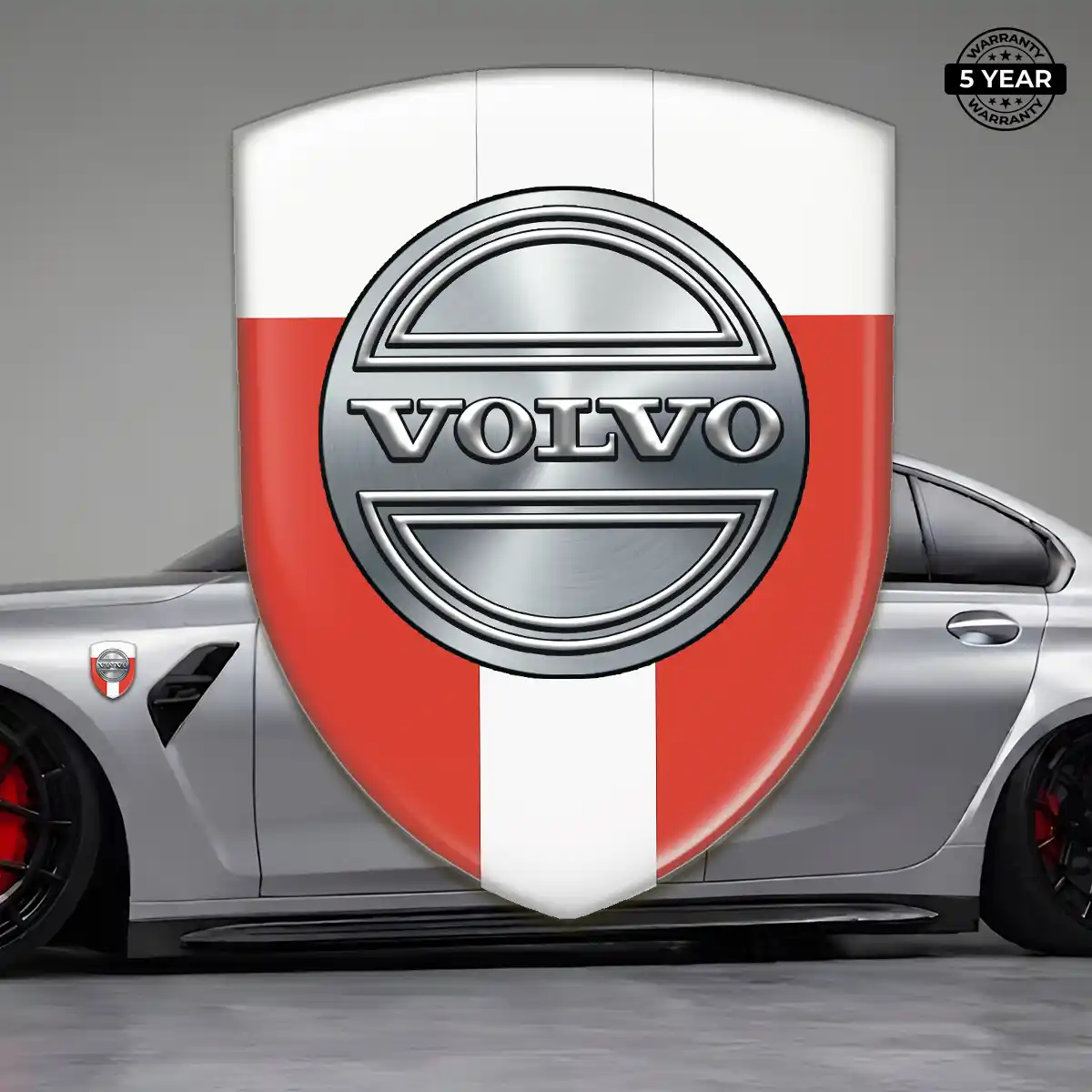 Volvo Car Emblem Decal Opulent Line