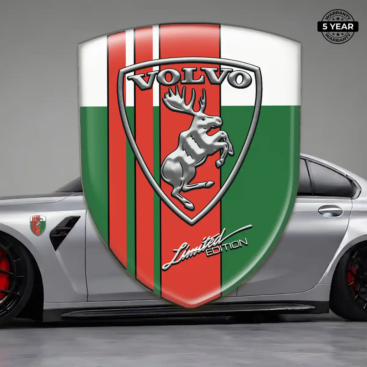 Volvo Car Emblem Decal Outer Style
