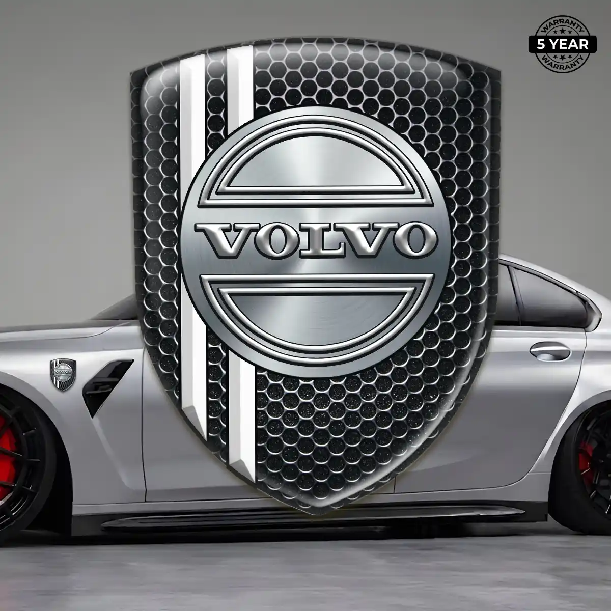 Volvo Car Emblem Decal Premium Dome