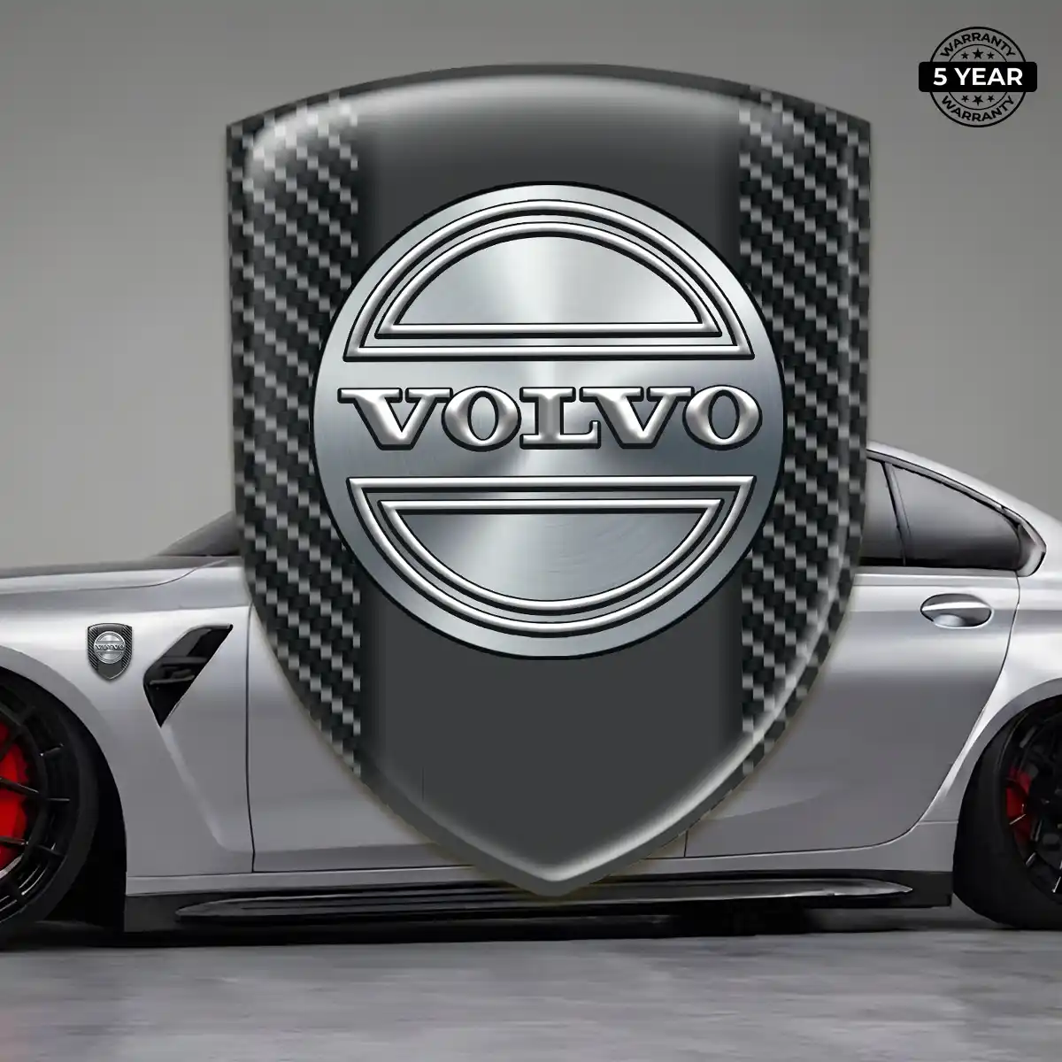 Volvo Car Emblem Decal Prestige Line