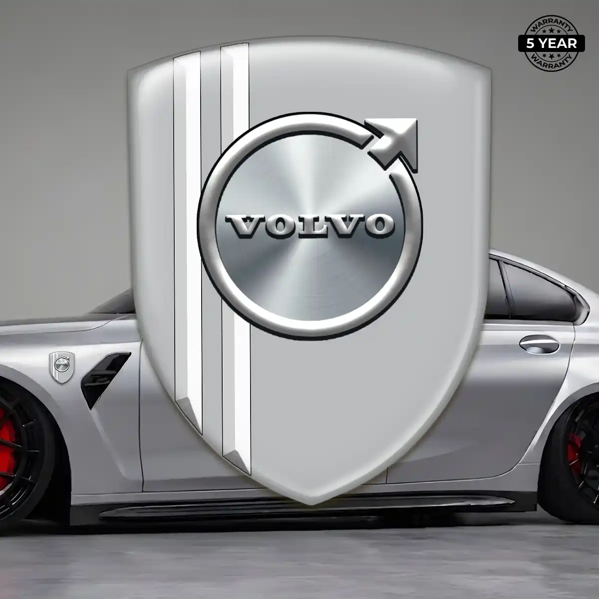 Volvo Car Emblem Decal Refined Design