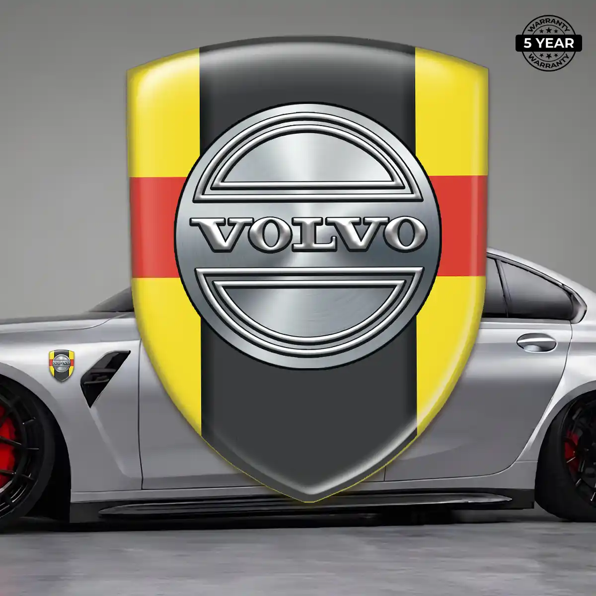Volvo Car Emblem Decal Resin Luxe