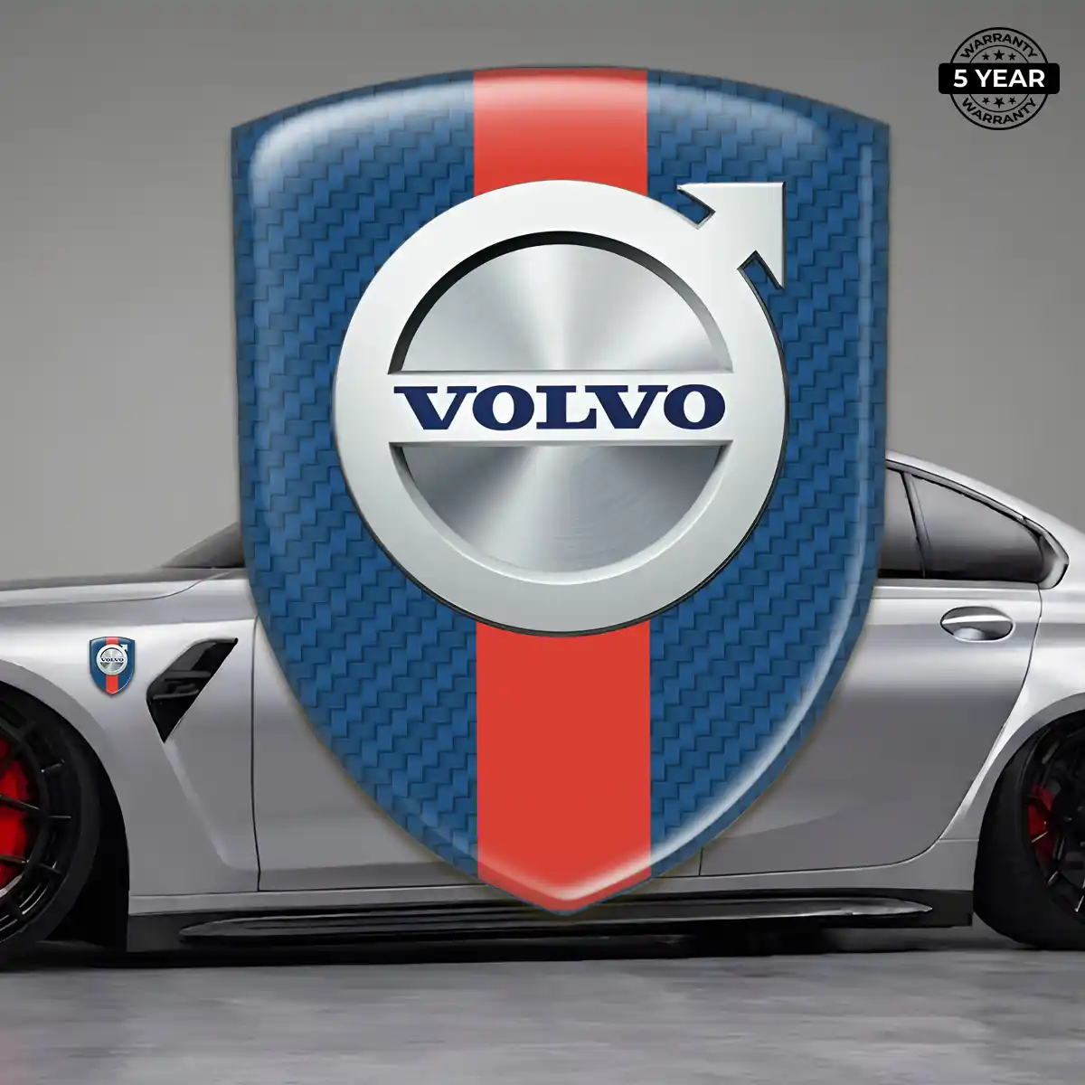 Volvo Car Emblem Overlay Deluxe Edition