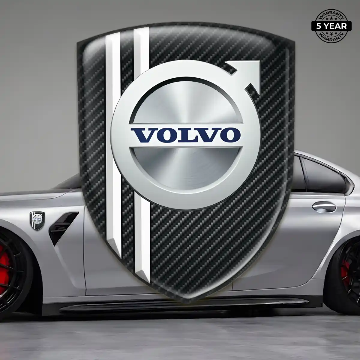 Volvo Car Emblem Overlay Exterior Luxe