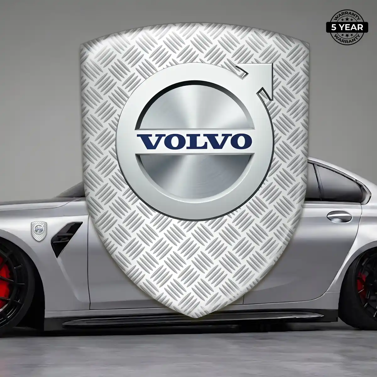 Volvo Car Emblem Overlay Interior Luxe