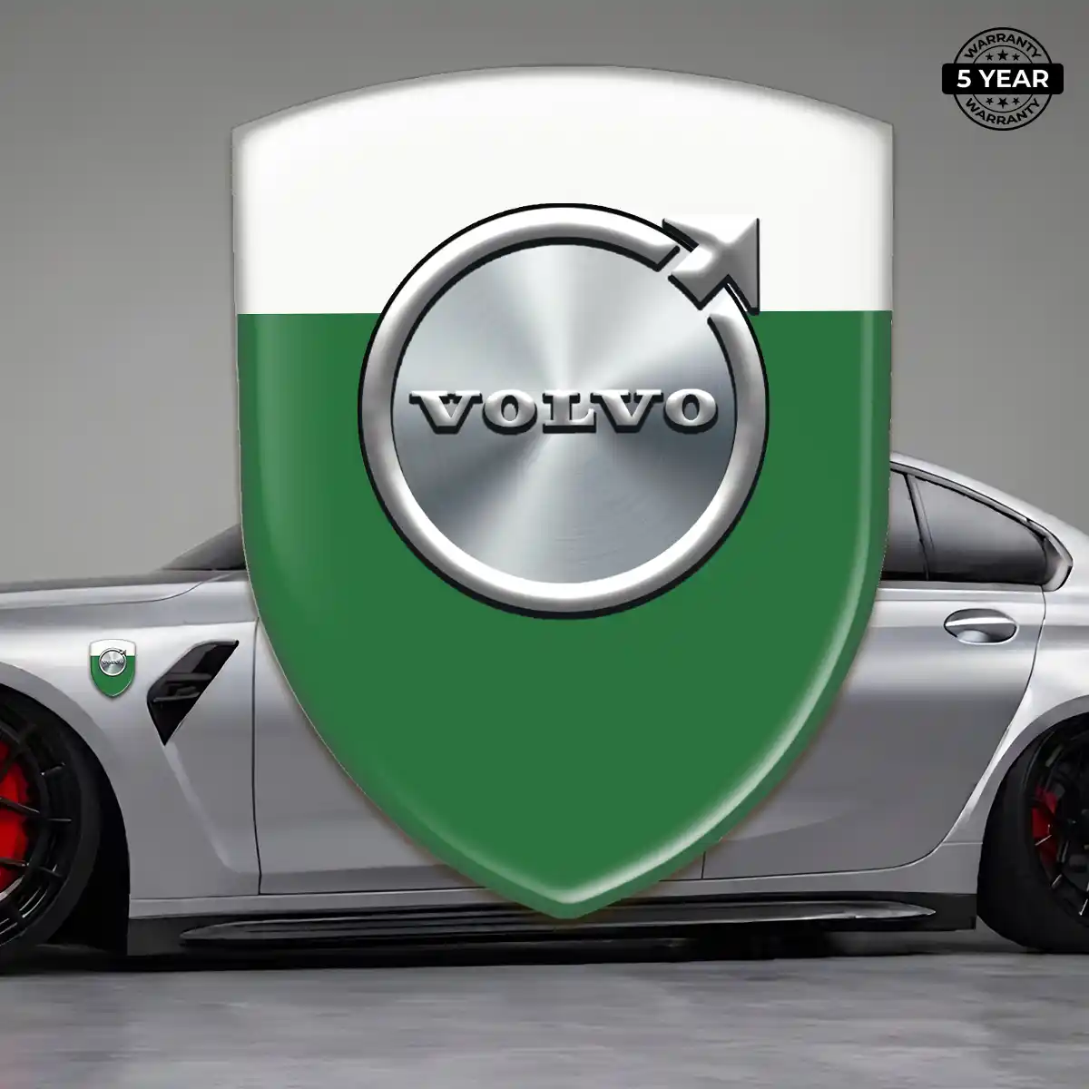 Volvo Car Emblem Overlay Outer Style