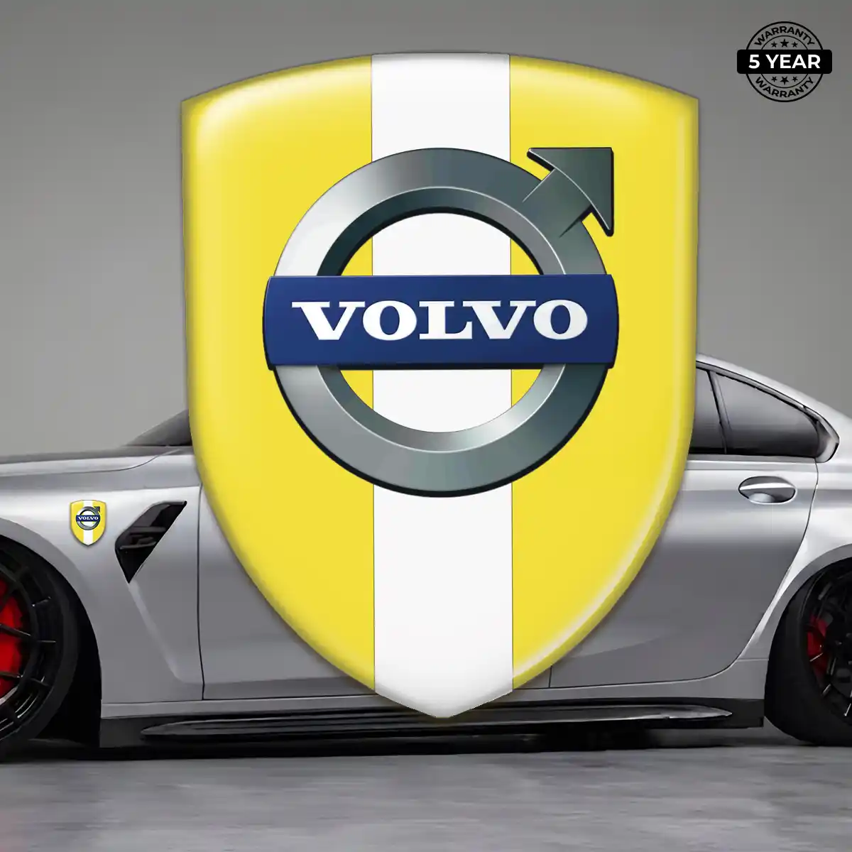 Volvo Car Emblem Overlay Prestige Line