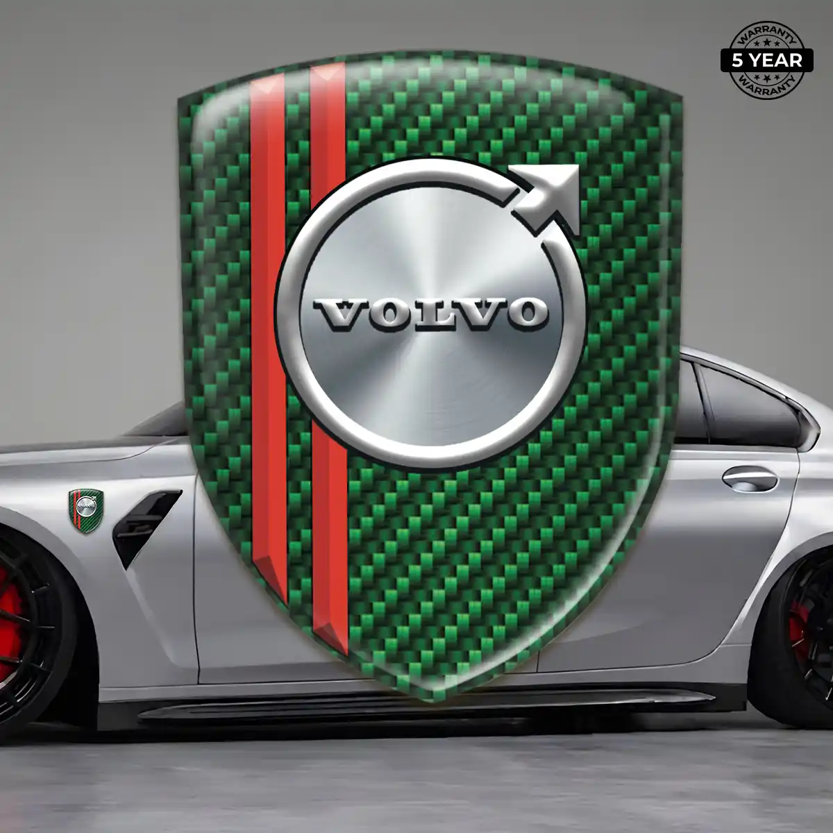 Volvo Car Emblem Overlay Prime Quality