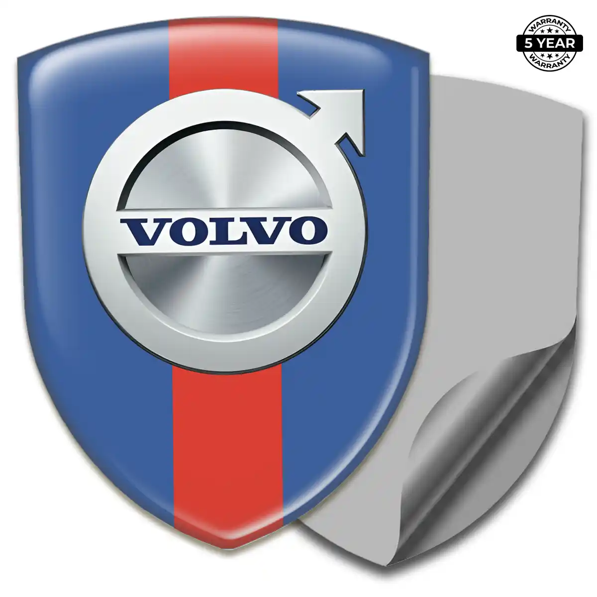 Volvo Car Emblem Overlay Refined Design