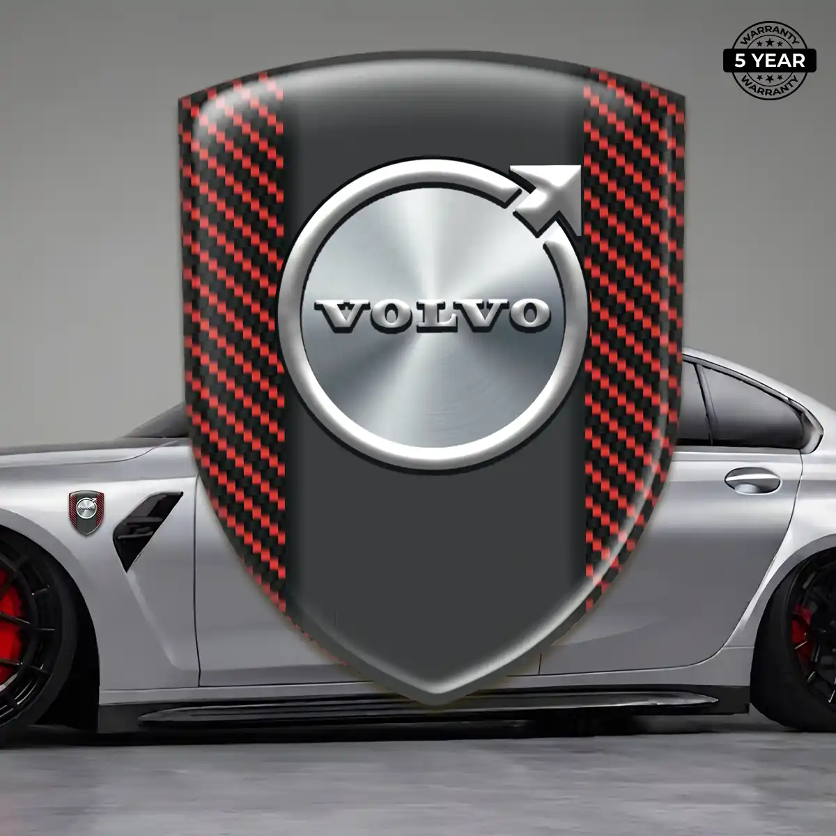 Volvo Car Emblem Overlay Resin Elite