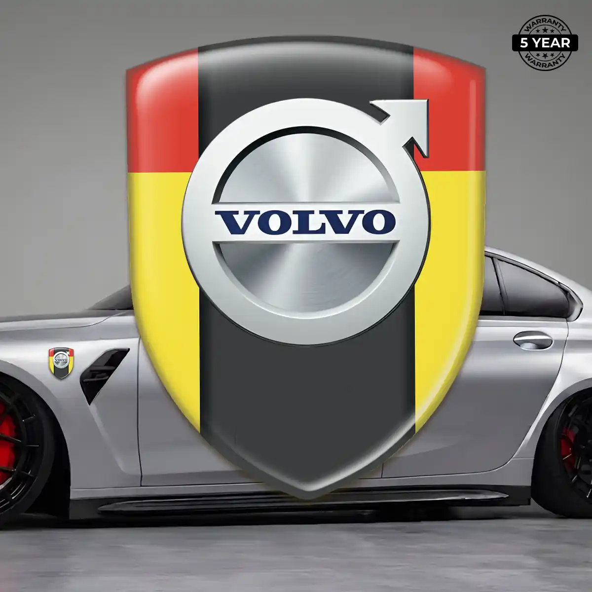 Volvo Car Emblem Overlay Resin Luxe
