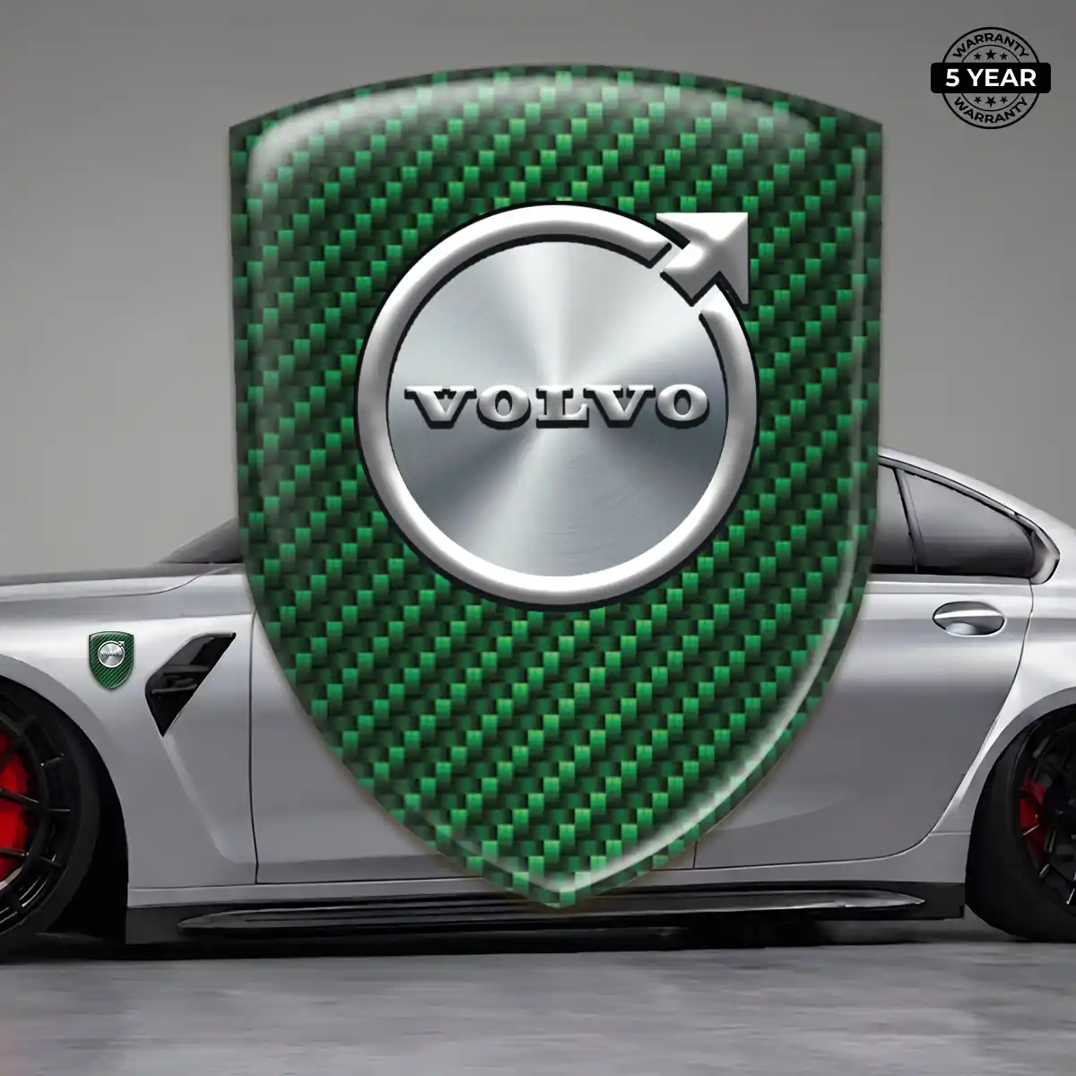 Volvo Car Emblem Sticker Cabin Style