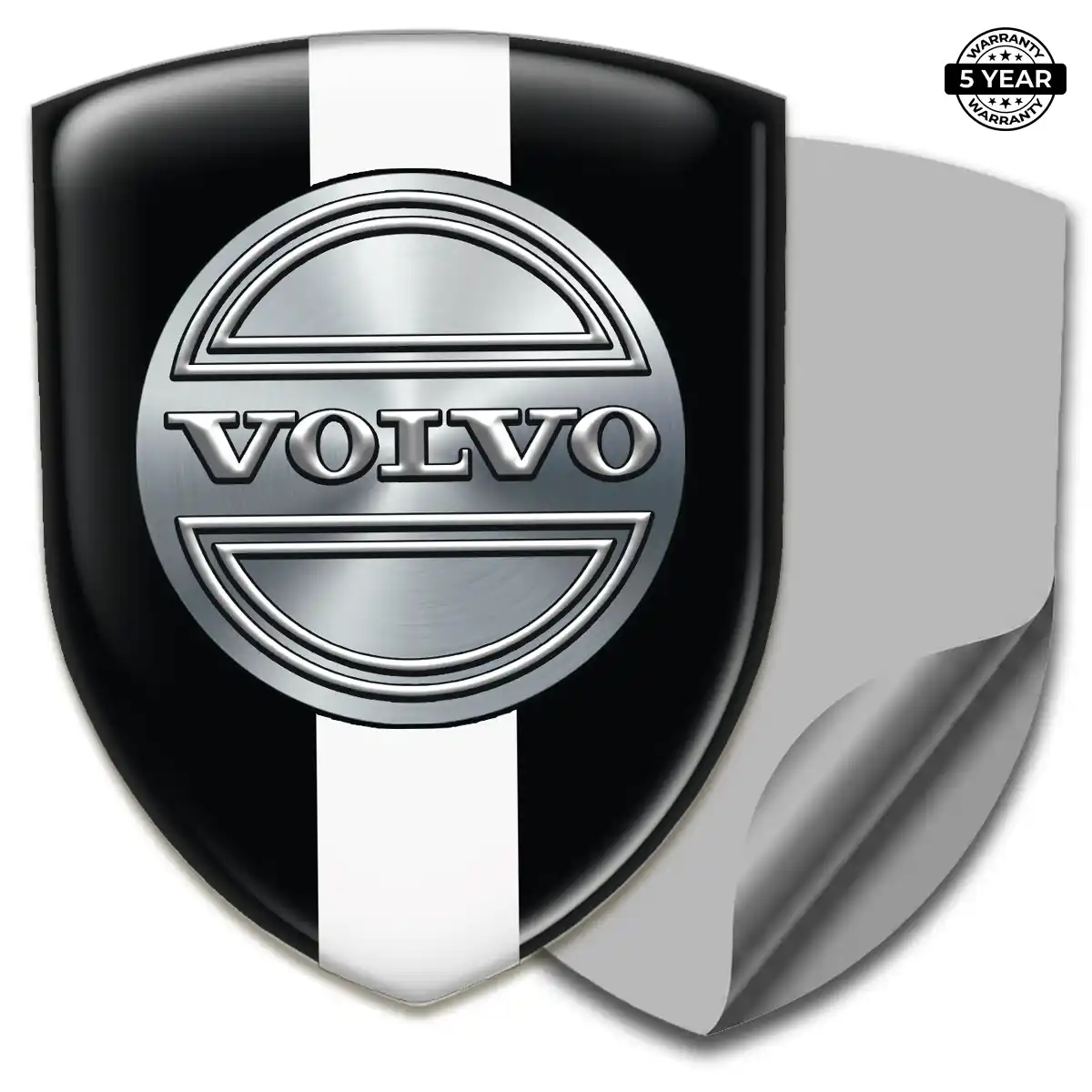 Volvo Car Emblem Sticker Deluxe Edition