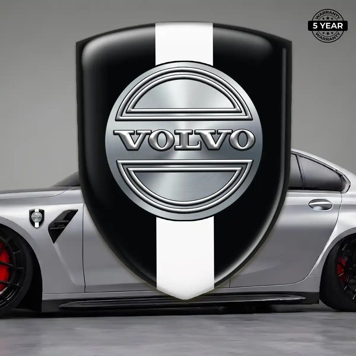 Volvo Car Emblem Sticker Deluxe Edition