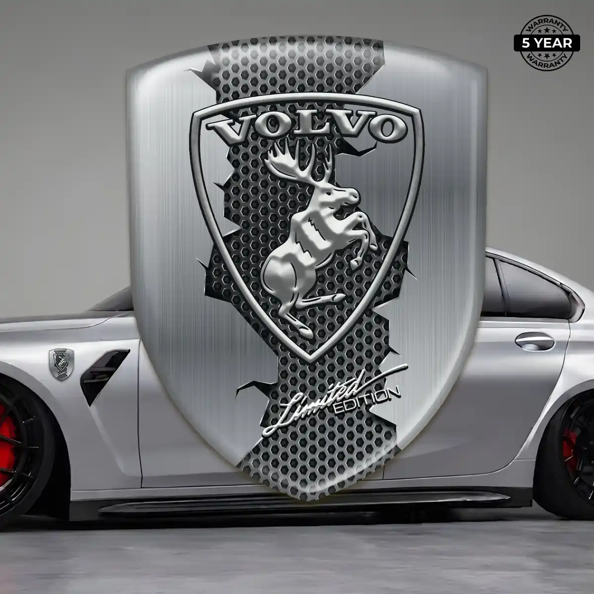Volvo Car Emblem Sticker Elite Edition