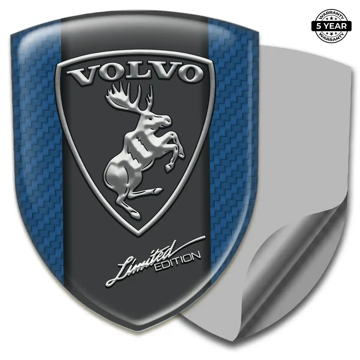 Volvo Car Emblem Sticker Elite Finish
