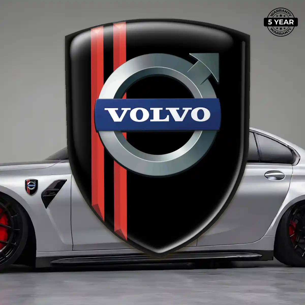 Volvo Car Emblem Sticker Exterior Luxe