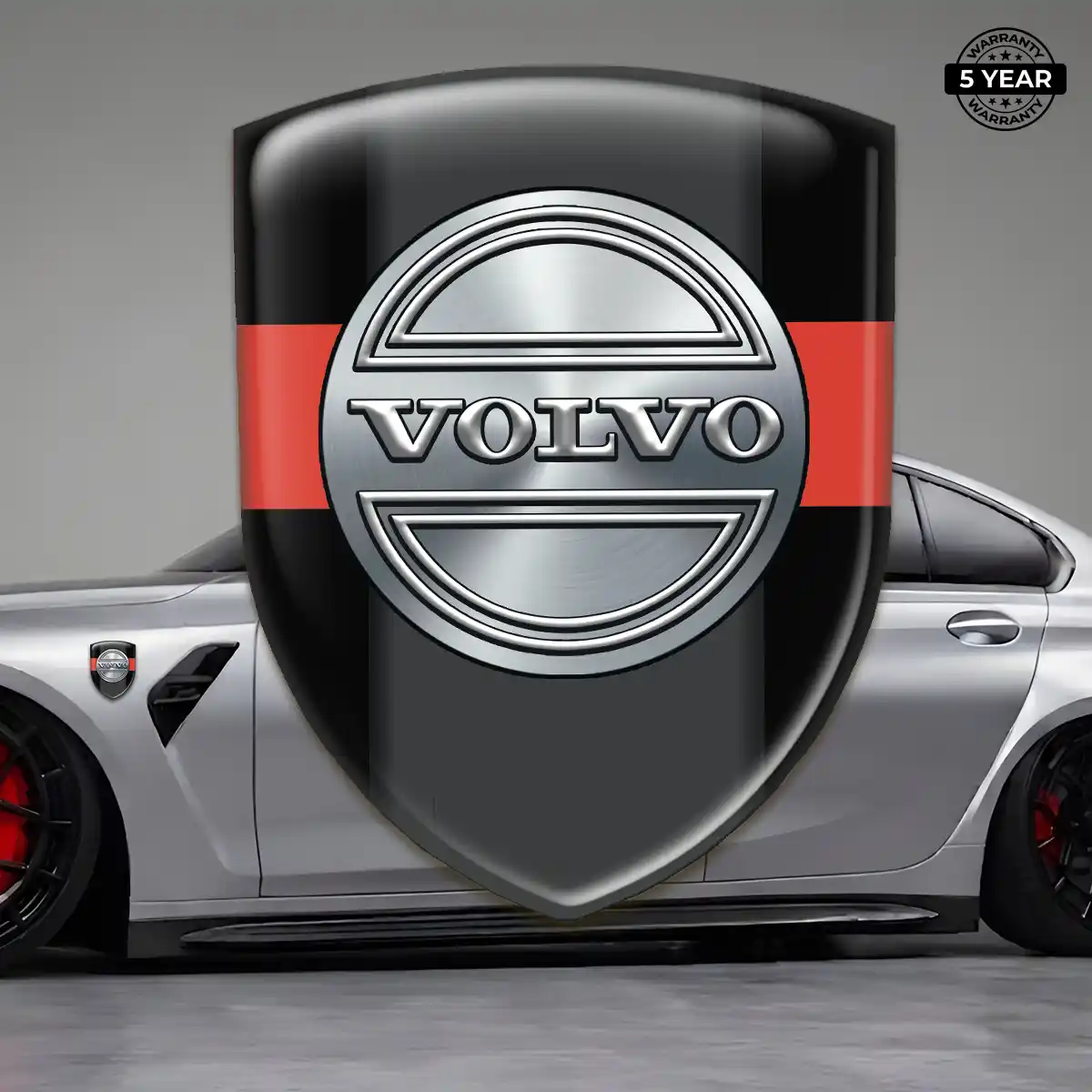 Volvo Car Emblem Sticker Interior Elegance
