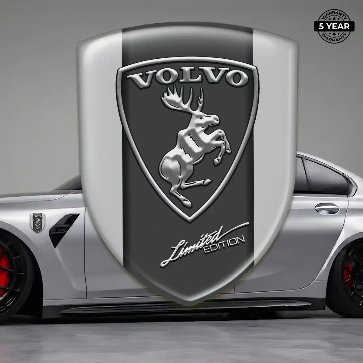 Volvo Car Emblem Sticker Interior Luxe