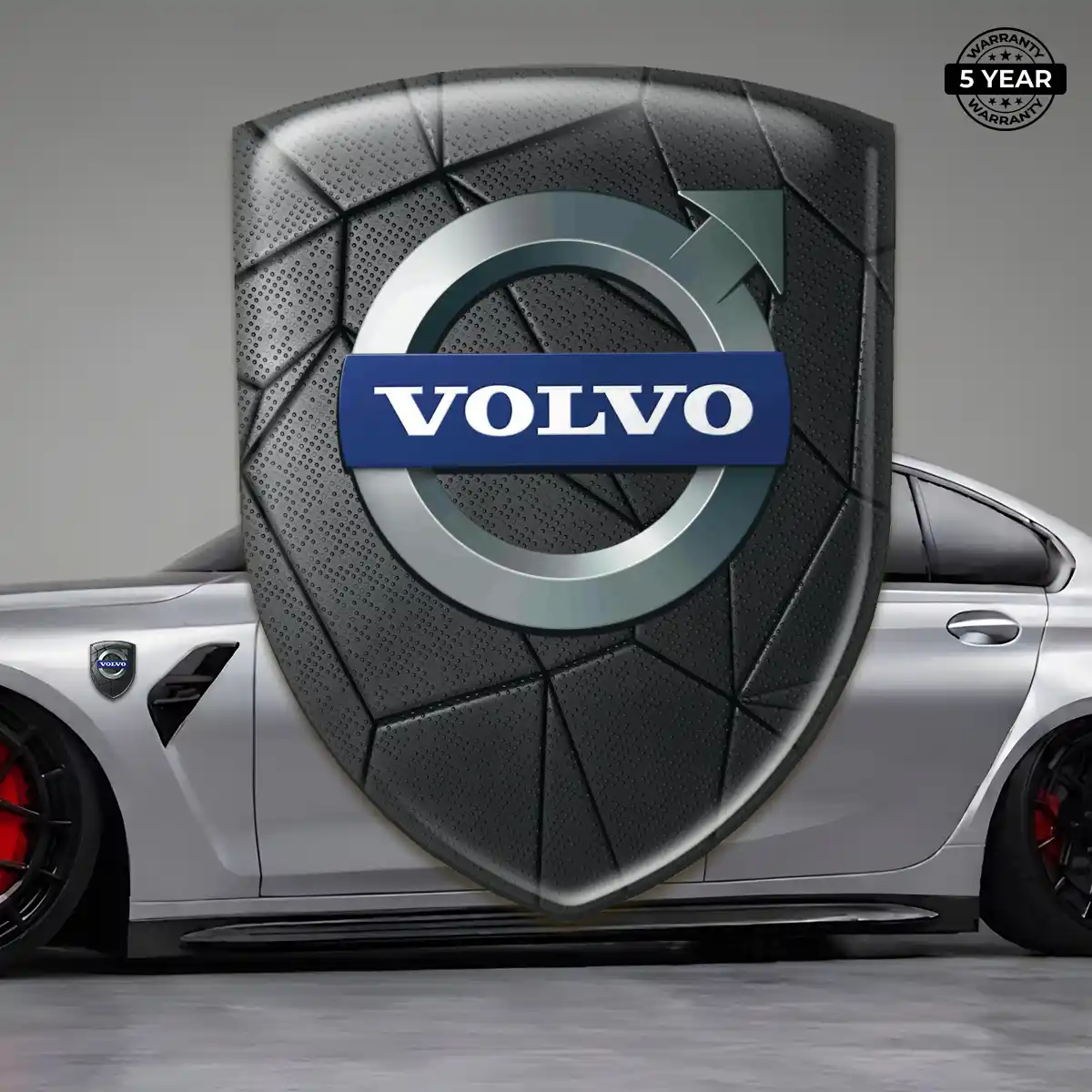 Volvo Car Emblem Sticker Opulent Line
