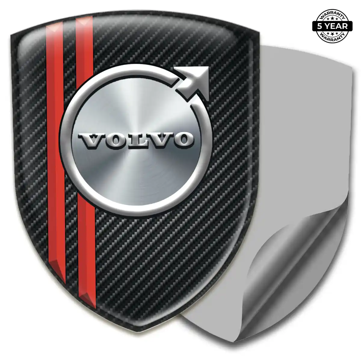 Volvo Car Emblem Sticker Refined Design