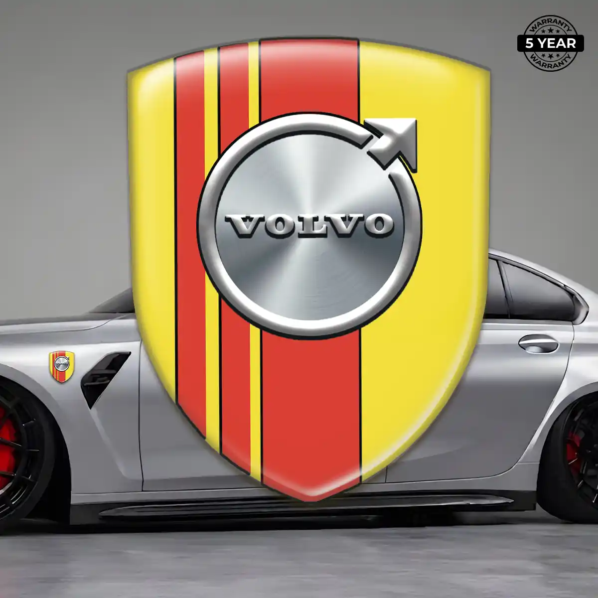 Volvo Car Emblem Sticker Resin Luxe