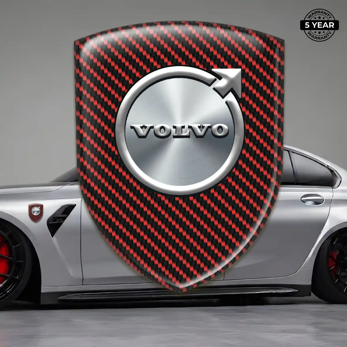 Volvo Car Emblem Sticker Sleek Style
