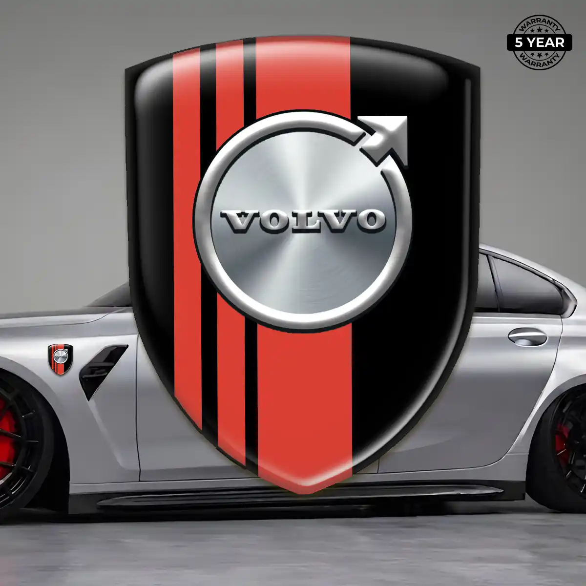Volvo Car Emblem Sticker Superior Craft