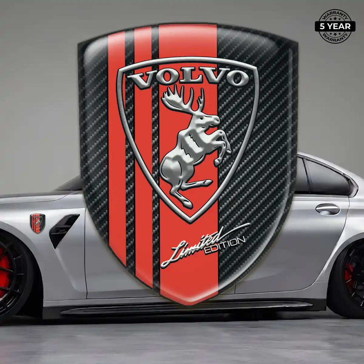 Volvo Car Logo Decal Signature Grade