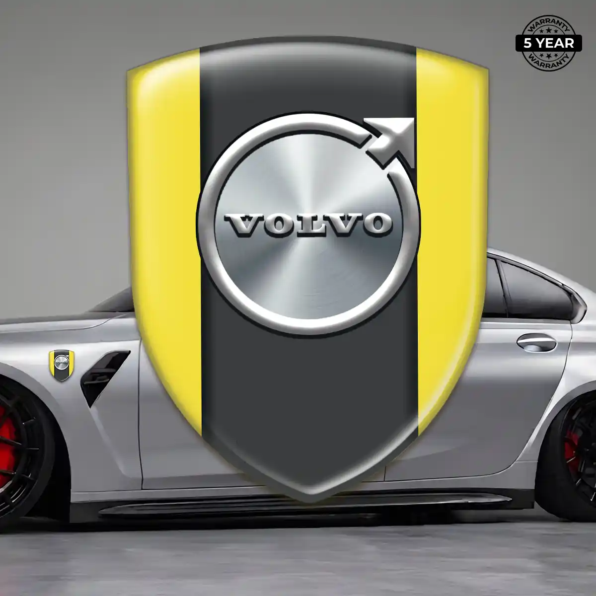 Volvo Crest Emblem Cabin Style